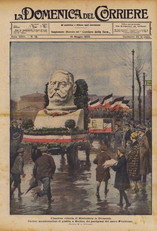 La inesperada victoria de Hindenburg en Alemania de Achille Beltrame