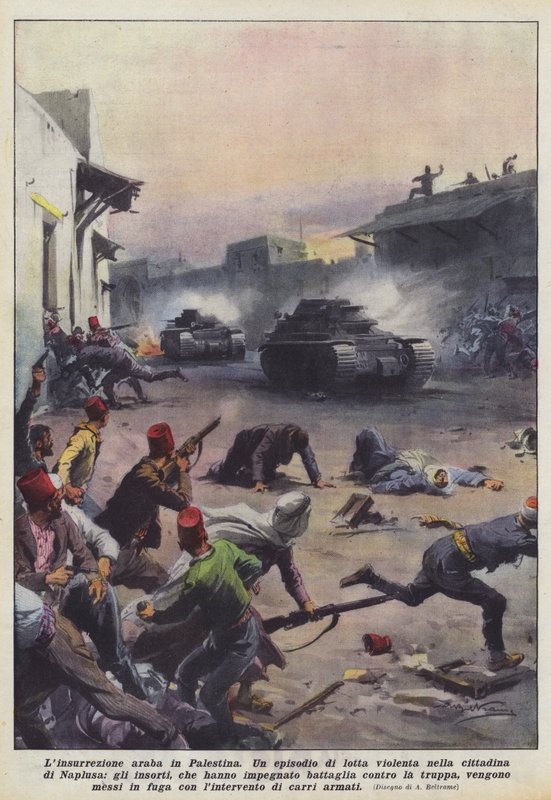La insurrección árabe en Palestina de Achille Beltrame