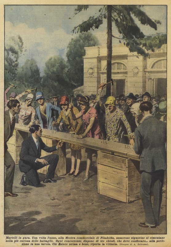 Martillos en competencia de Achille Beltrame