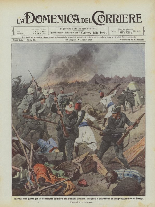 Reanudación de la guerra por la ocupación definitiva del altiplano cirenaico de Achille Beltrame