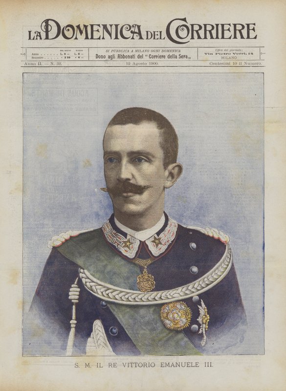 Su Majestad el rey Víctor Manuel III de Achille Beltrame