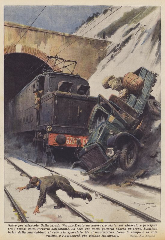 Salvado por un milagro de Achille Beltrame