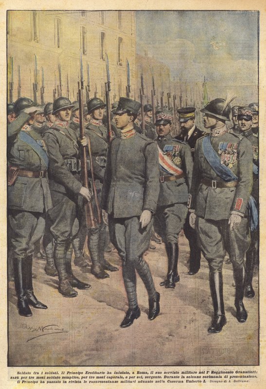 Soldado entre soldados de Achille Beltrame