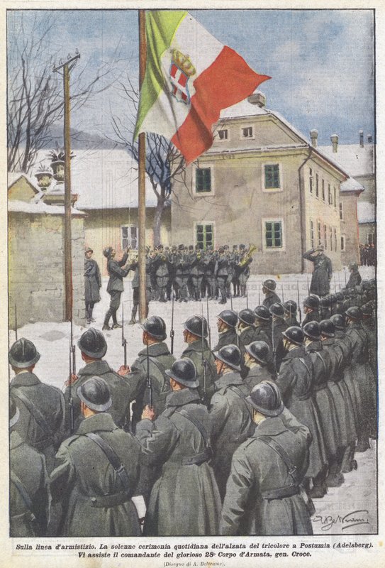 En la línea de armisticio de Achille Beltrame