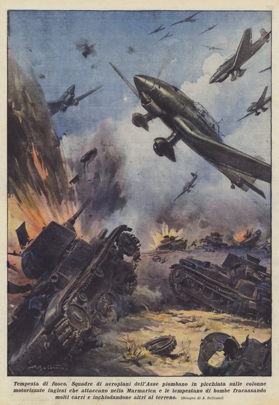 Tormenta de fuego de Achille Beltrame