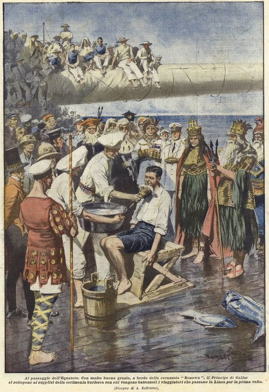 El paso del ecuador de Achille Beltrame