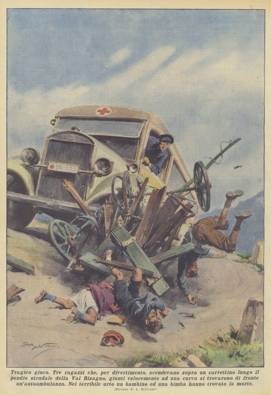 Juego trágico de Achille Beltrame