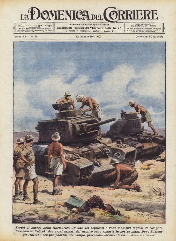 Trofeos de guerra en la Marmárica de Achille Beltrame