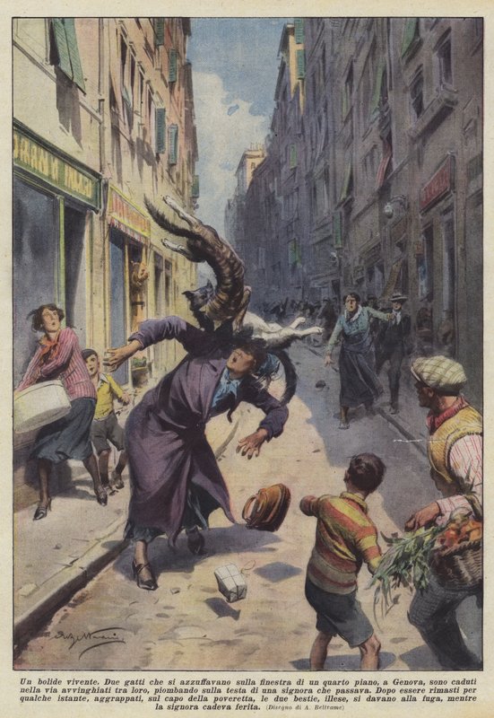 Un bólido viviente de Achille Beltrame