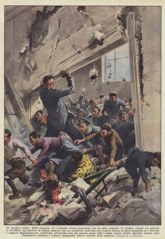 Un maestro heroico de Achille Beltrame