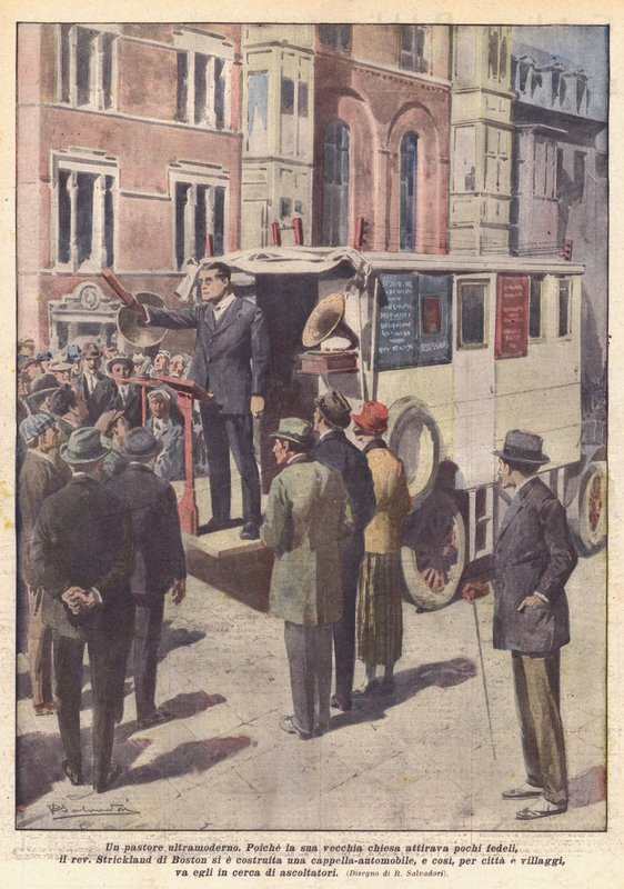 Un pastor ultramoderno de Achille Beltrame
