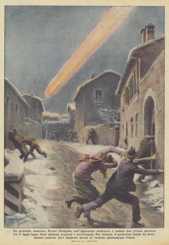 Un proyectil luminoso de Achille Beltrame