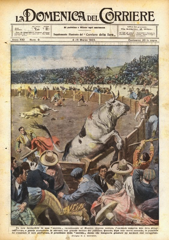 Un toro invencible en una emocionante corrida en México de Achille Beltrame
