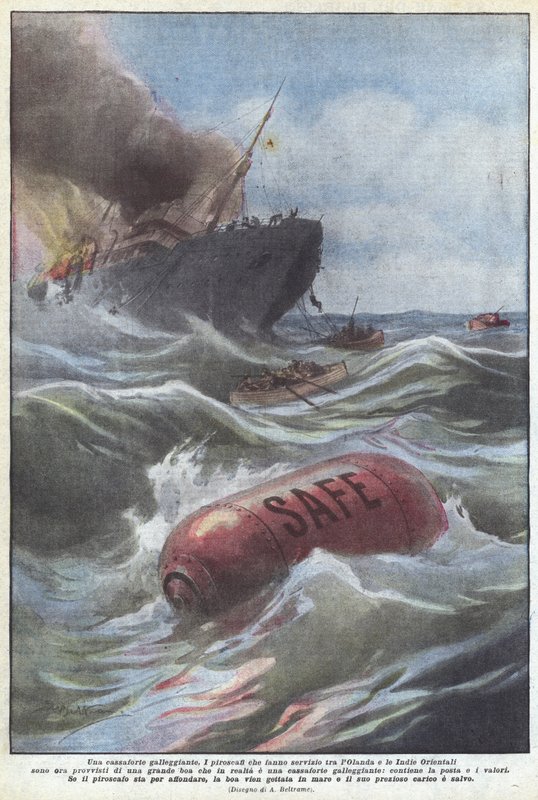 Una caja fuerte flotante de Achille Beltrame