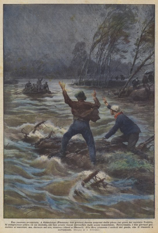 Una aventura aterradora de Achille Beltrame