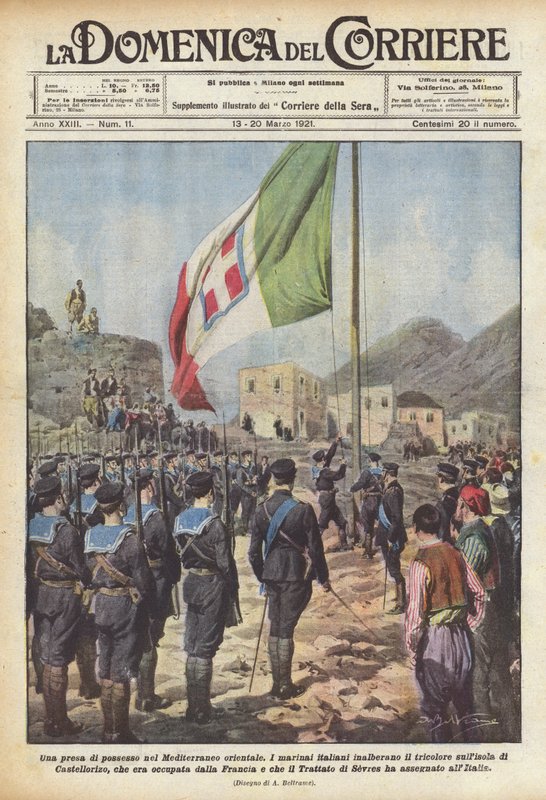 Una toma de posesión en el Mediterráneo oriental de Achille Beltrame