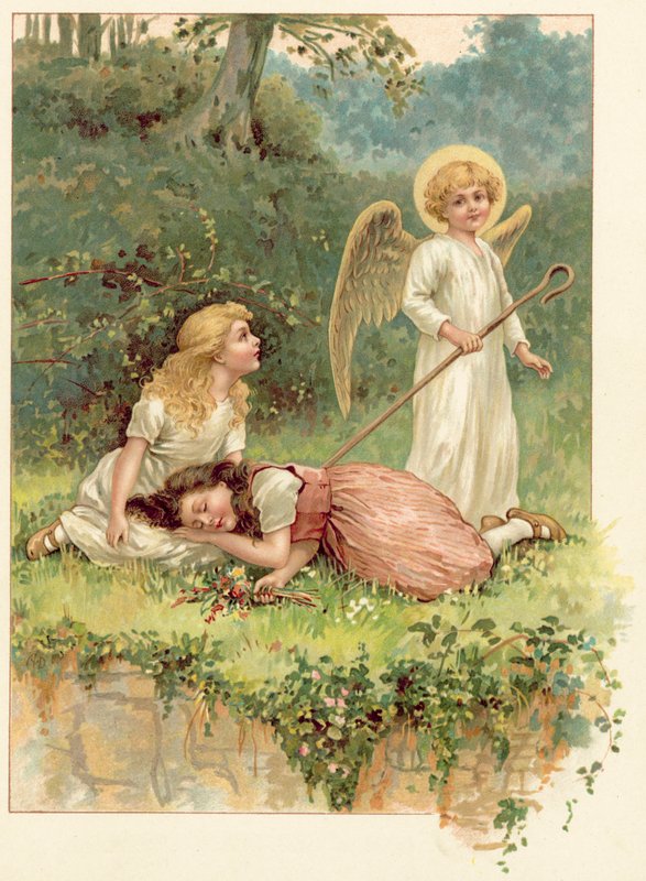 Blanca Nieves, Rosa Roja y el Ángel de Ada Dennis