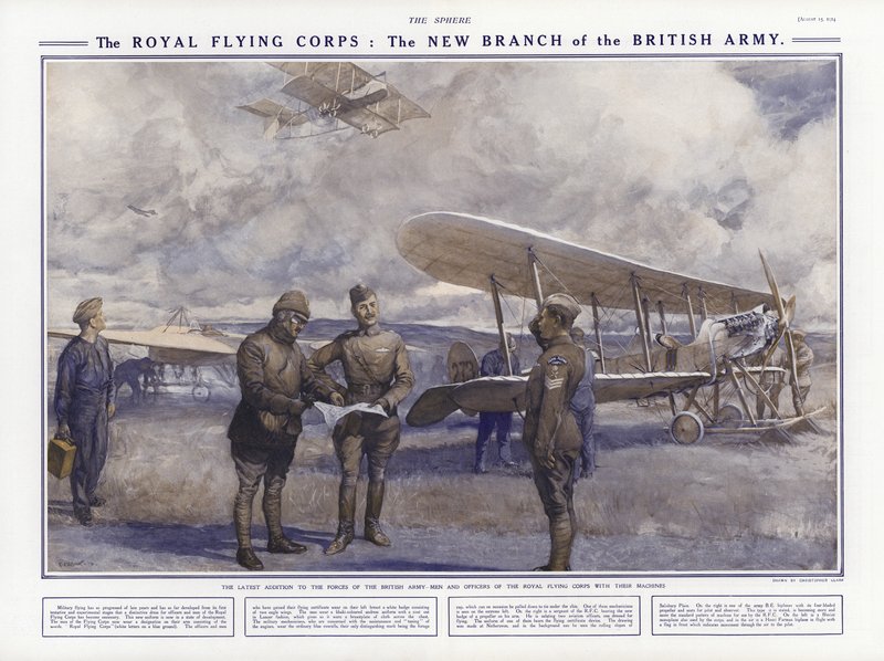 El Cuerpo Real de Vuelo: la nueva rama del ejército británico de Addison Thomas Millar
