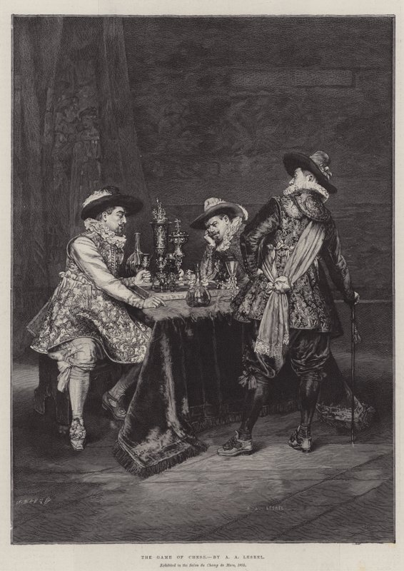 El juego de ajedrez de Adolphe Alexandre Lesrel