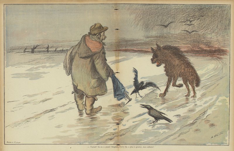 Ilustración para Le Rire de Adolphe Leon Willette