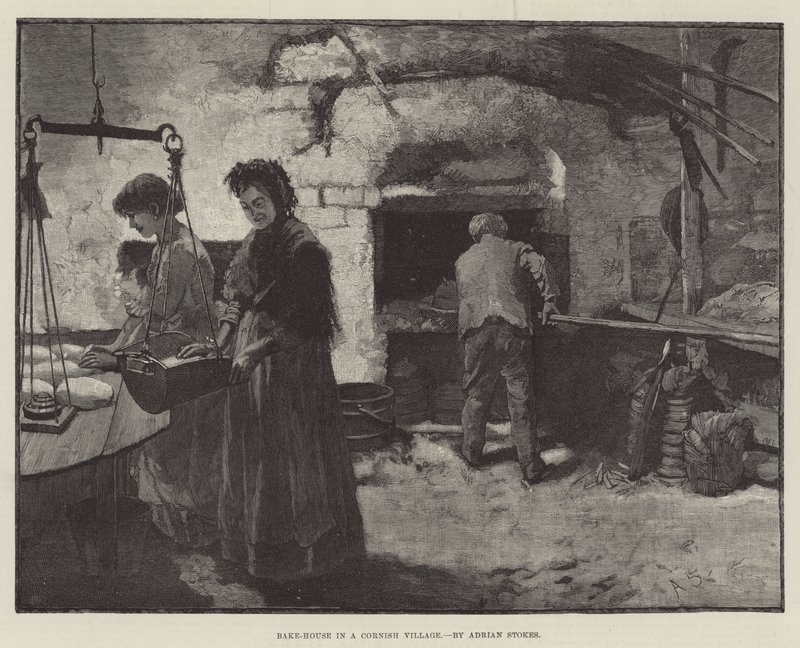 Panadería en un pueblo de Cornualles de Adrian Scott Stokes