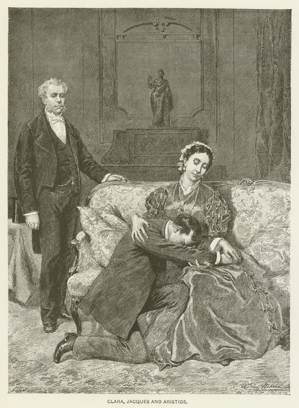 Clara, Jacques y Aristide de Adrien Emmanuel Marie
