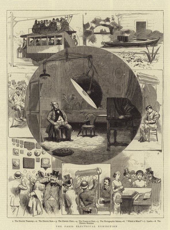 La Exposición Eléctrica de París de Adrien Emmanuel Marie