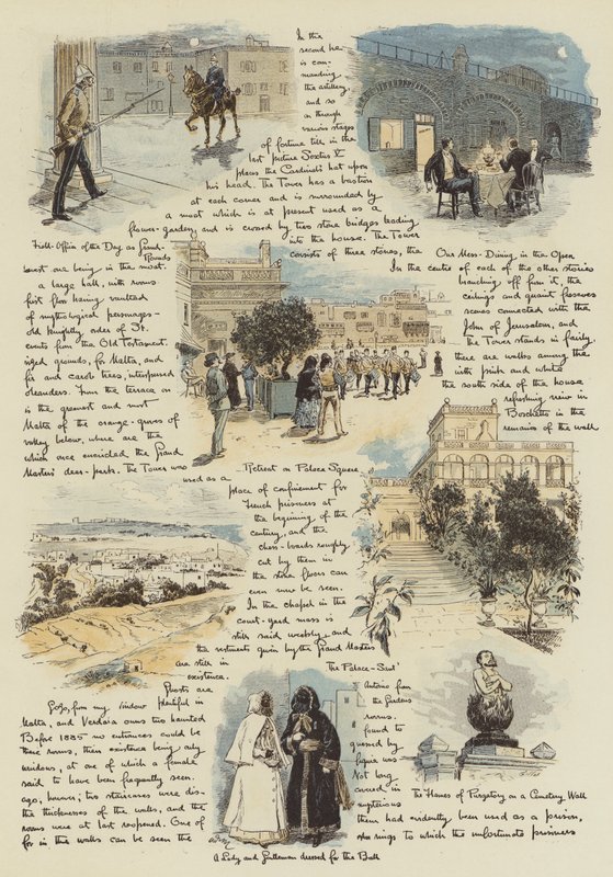 Las primeras impresiones de un subalterno de Malta (cromolitografía) de Adrien Emmanuel Marie
