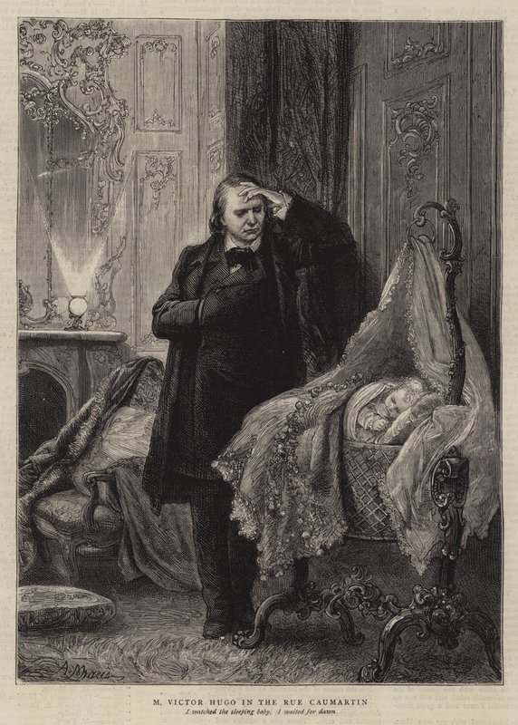 Ilustración para La Historia de un Crimen, de Victor Hugo de Adrien Emmanuel Marie