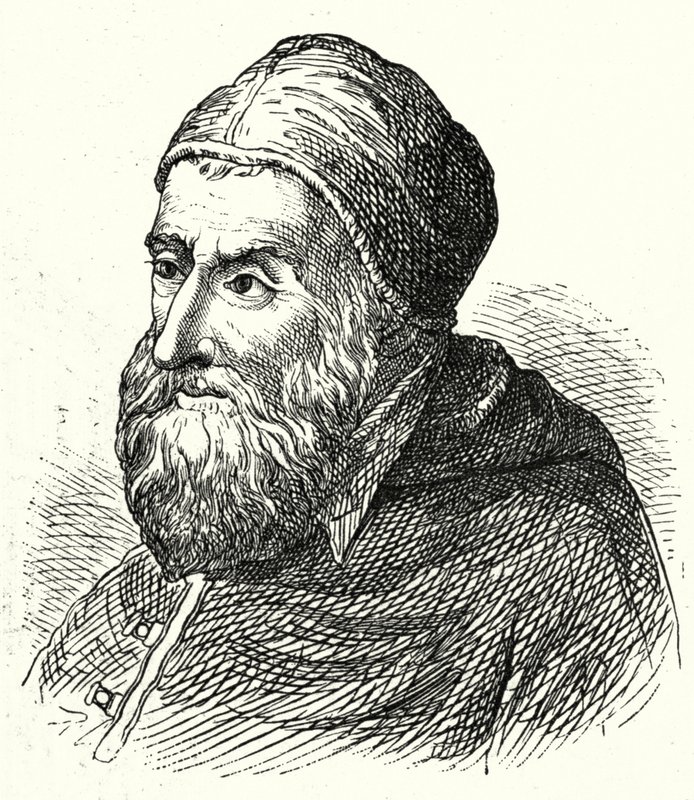 Papa Sixto IV (grabado) de Agostino Musi