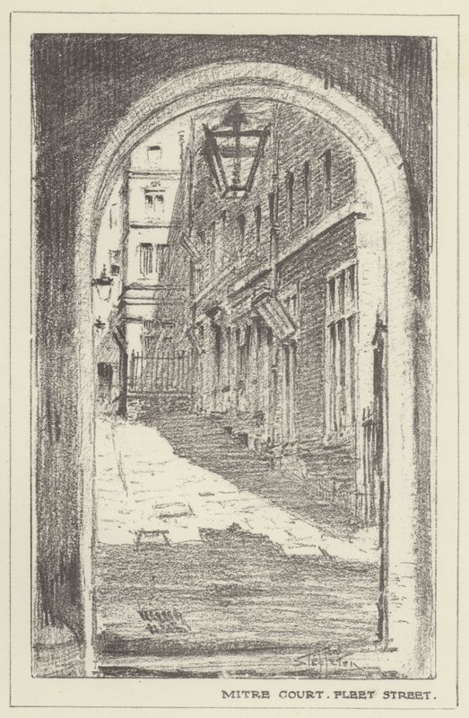 Corte Mitre, Fleet Street de Alan Stapleton
