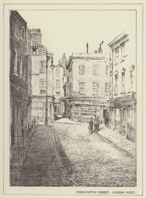 Calle Carrington, mirando al oeste de Alan Stapleton