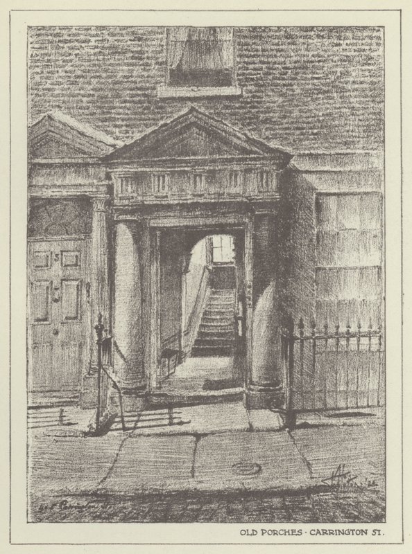 Porches antiguos, Calle Carrington de Alan Stapleton