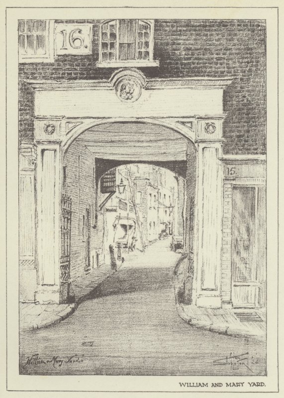 Patio de William y Mary de Alan Stapleton