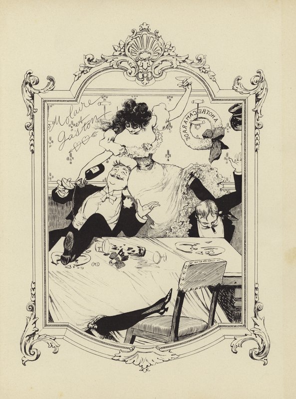 Caricatura de Memorias de un Hielo de Albert Guillaume
