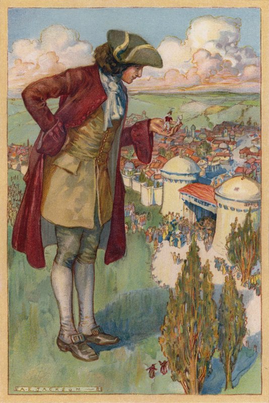Tuve las guías en la mano hasta que llegué a doscientas yardas de la puerta (chromolitho) de Albert Edward Jackson