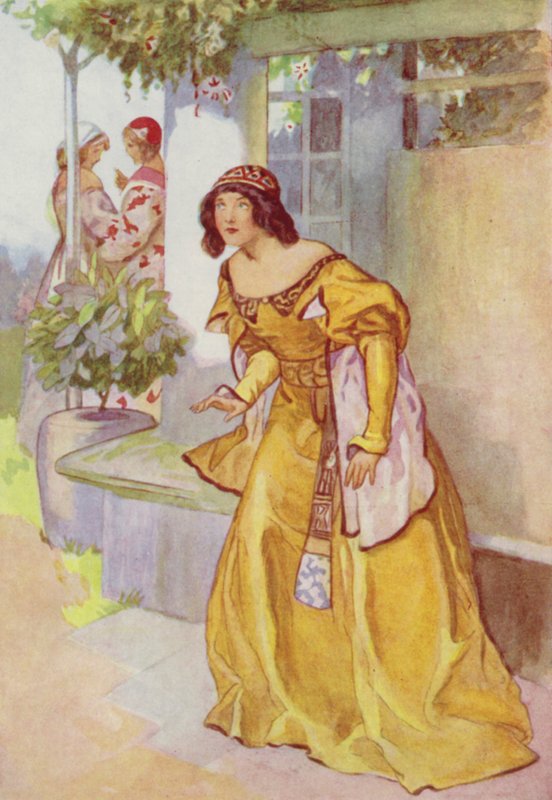 Shakespeare: Mucho ruido y pocas nueces (litografía en color) de Albert Edward Jackson