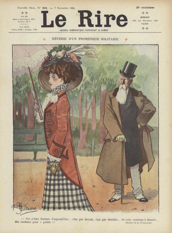 Ilustración para Le Rire de Albert Guillaume