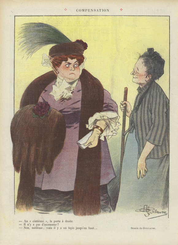 Ilustración para Le Rire de Albert Guillaume