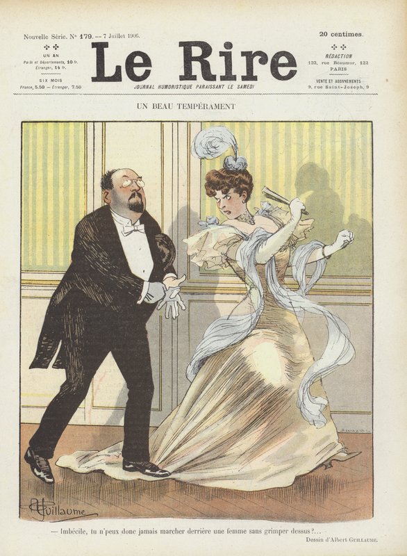 Ilustración para Le Rire de Albert Guillaume
