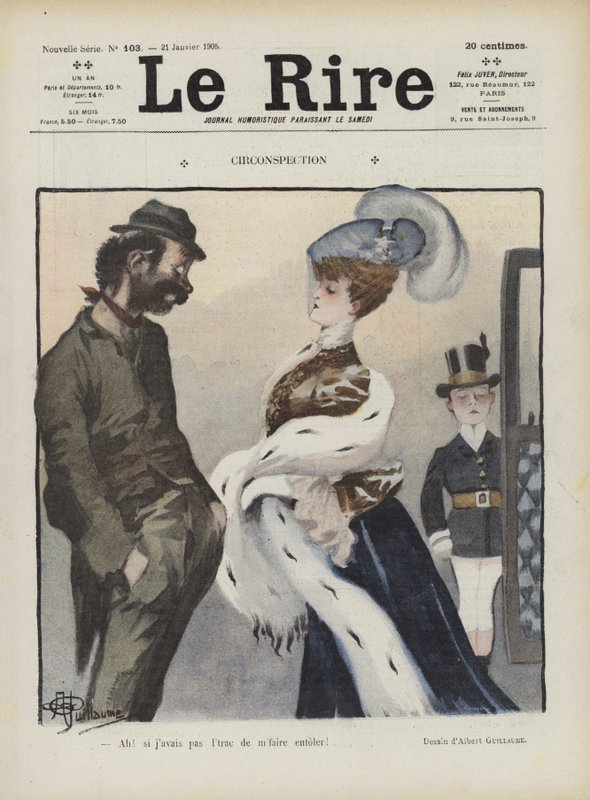 Ilustración para Le Rire de Albert Guillaume