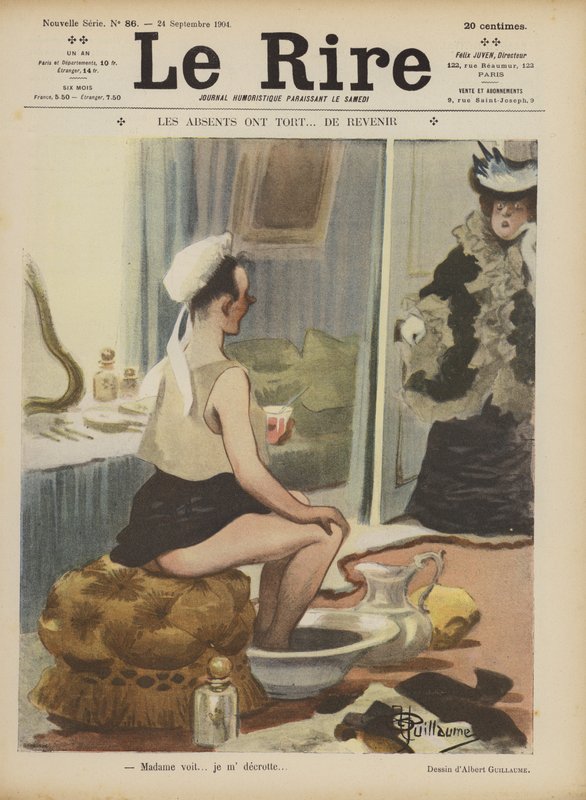 Ilustración para Le Rire de Albert Guillaume