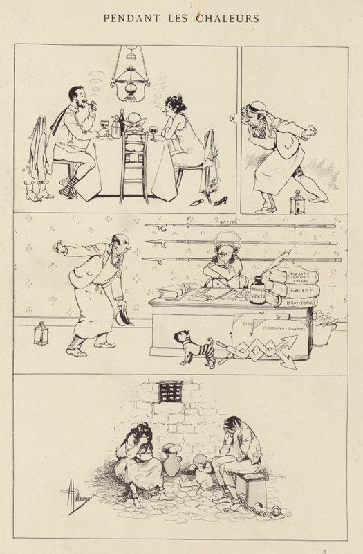 Durante los calores de Albert Guillaume