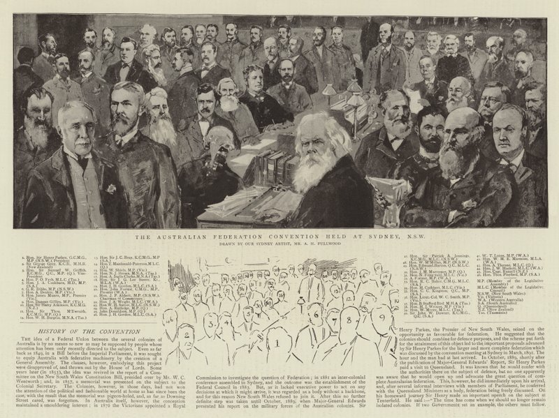 La Convención de la Federación Australiana celebrada en Sídney, NSW de Albert Henry Fullwood