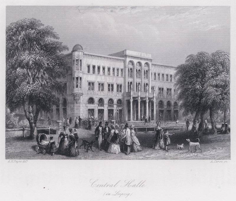Halle Central, en Leipzig de Albert Henry Payne
