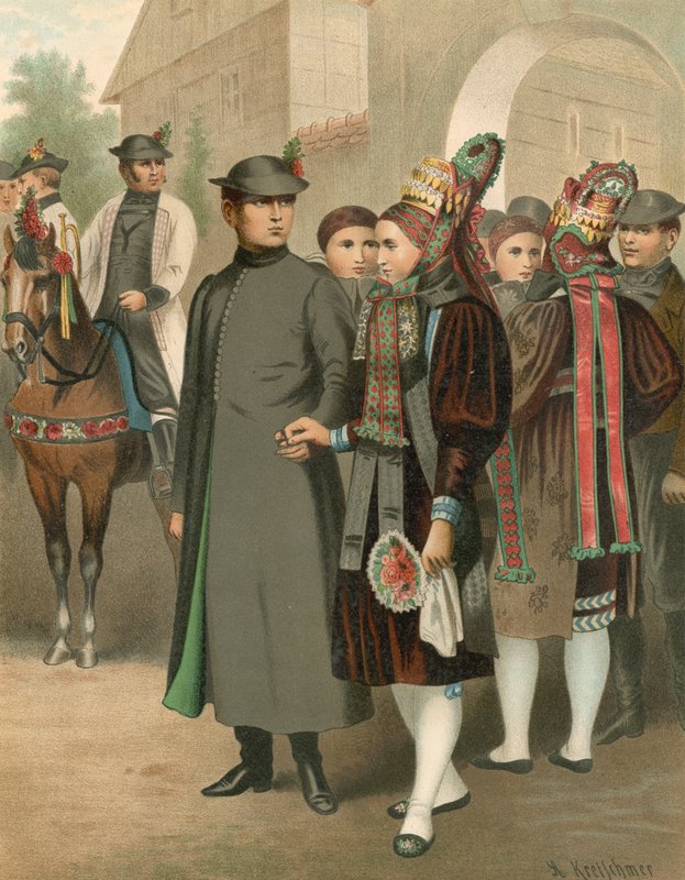 Traje alemán, Altenburg de Albert Kretschmer