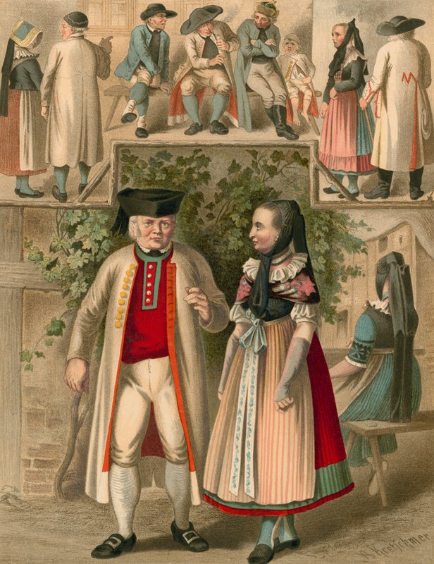 Traje alemán, Braunschweig de Albert Kretschmer
