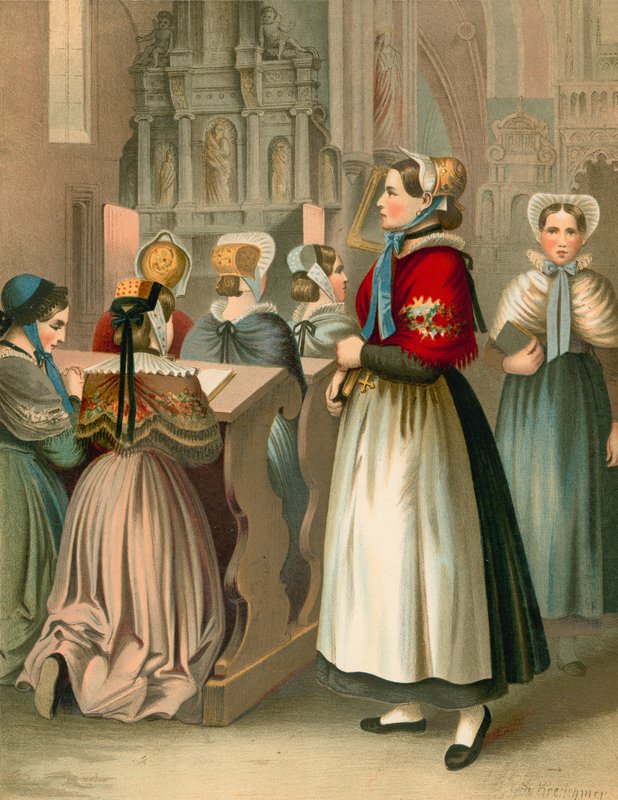 Traje alemán, Hannover, Osnabruck de Albert Kretschmer