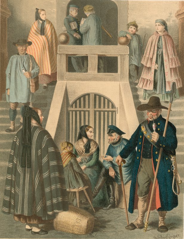 Traje alemán, Harz de Albert Kretschmer