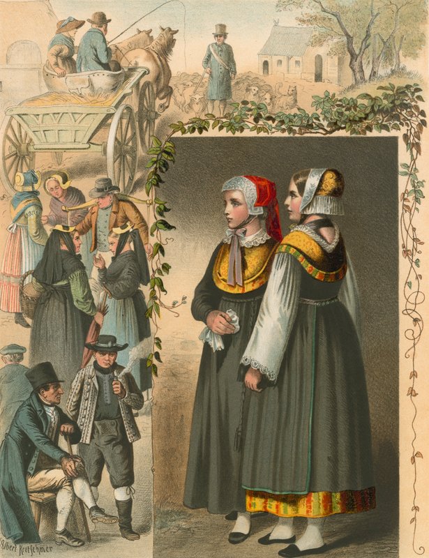 Traje alemán, Mecklemburgo de Albert Kretschmer